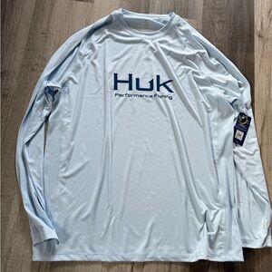 HUK Mens Pursuit Vented Long Sleeve Shirt, +30 UPF Fishing Shirt XL NWT